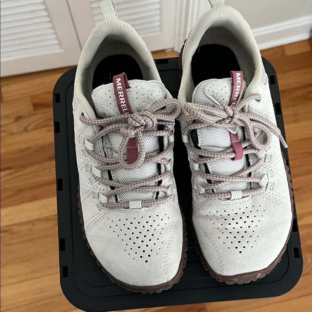 Merrell Off-White and Mauve Trail Shoes